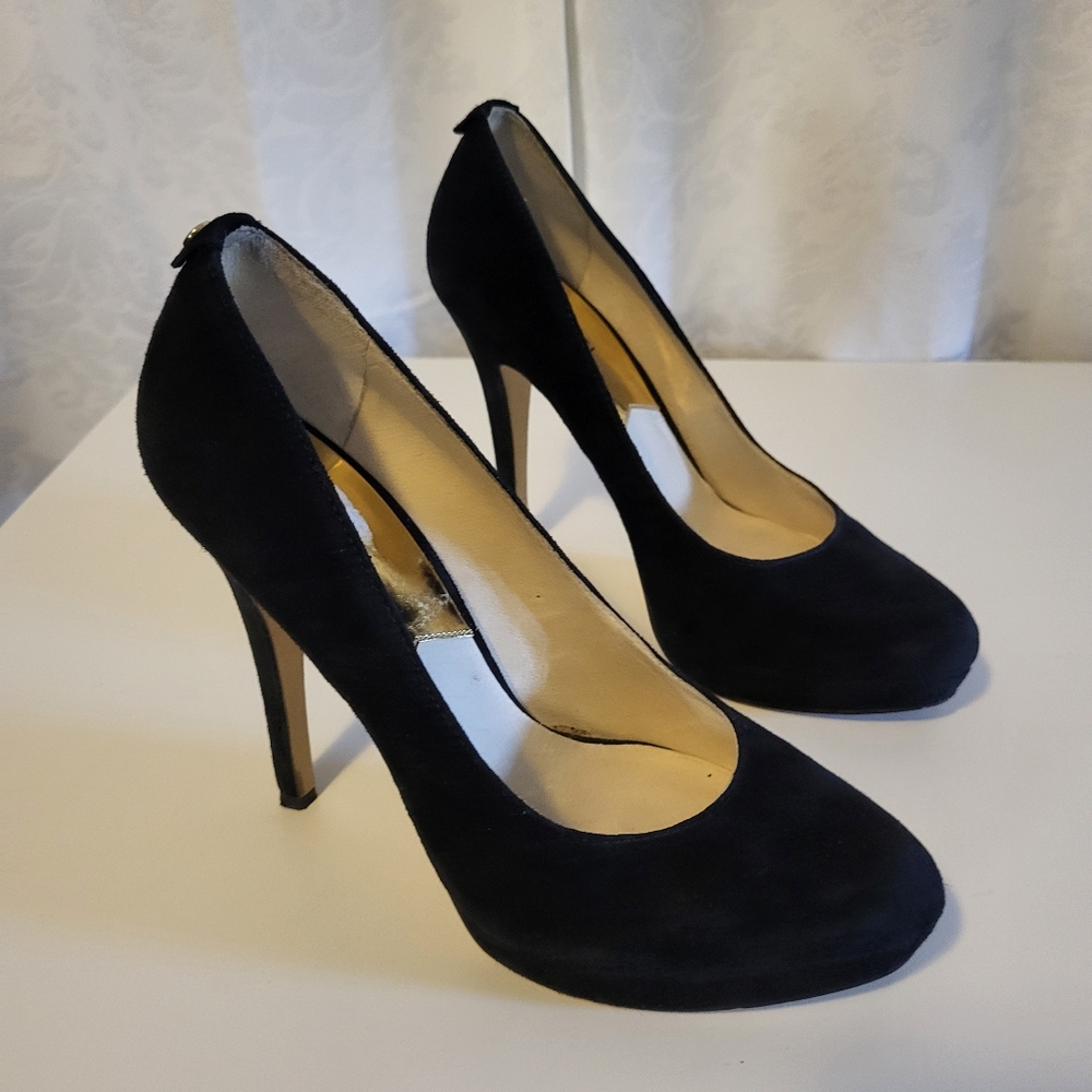 Michael Kors Black Stiletto Heels, Shoes, Pumps, Suede Size 10m - Picture 13 of 15